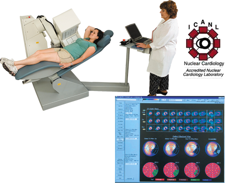 NBCG Patient examined with laser scanner